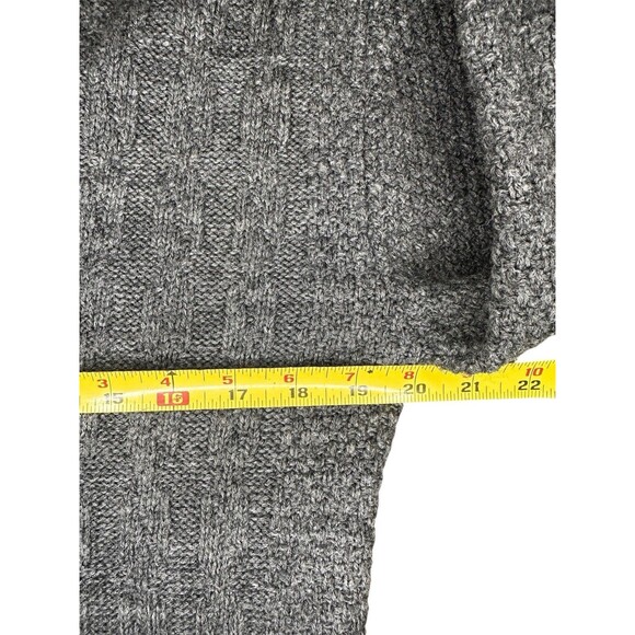 Vintage Campus Cardigan Sweater Men’s Small 36-38 Gray Orlon Sayelle Button Up - Picture 4 of 5